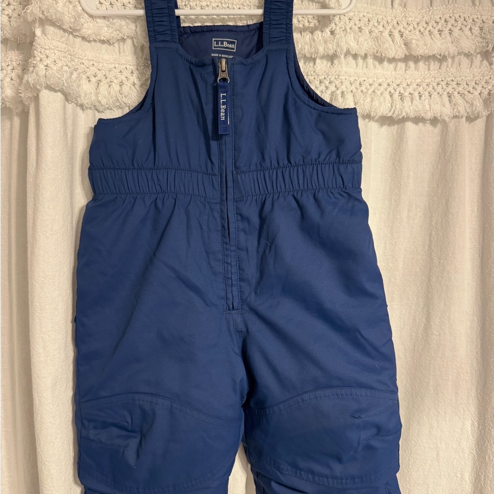 L.L. Bean Kids Royal Blue Snow Bib Overalls